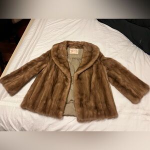Peck’s Fall River Brown Fur Jacket